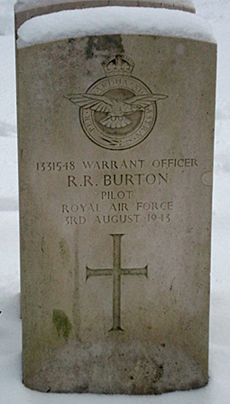 W/O Royce Reginald Burton<br/><br /><br />died August 3rd, 1943